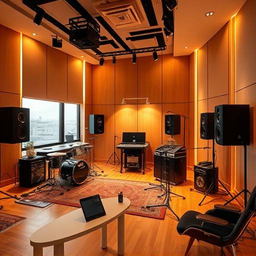 Image of Resonance Records' spacious live recording room