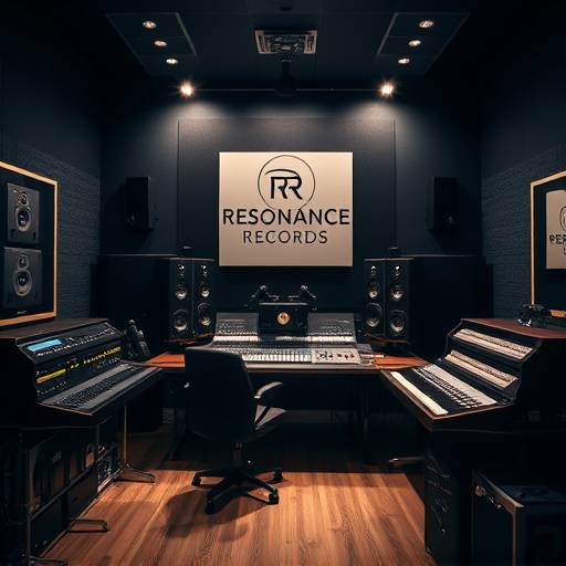 Resonance Records' mastering suite with high-end equipment